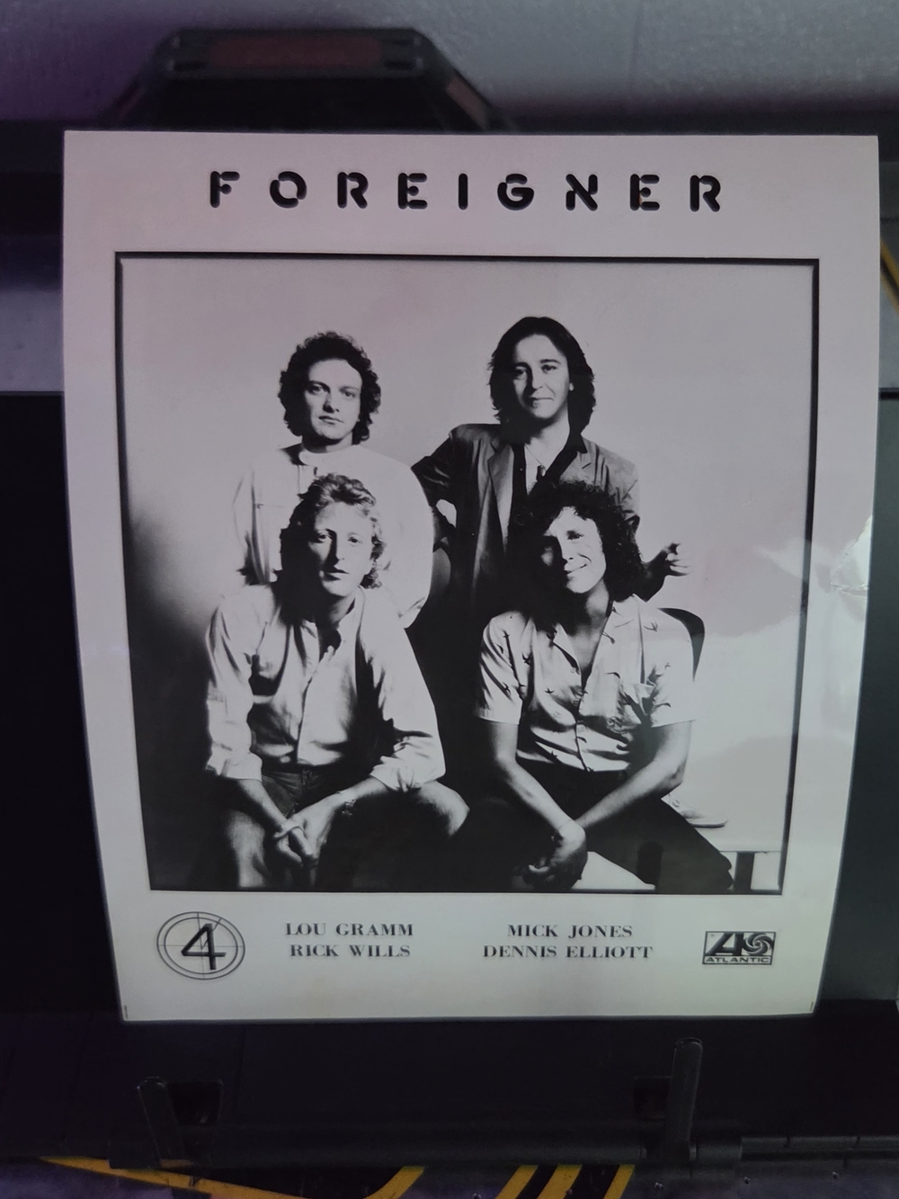 Foreigner Band Photo- Black & White
